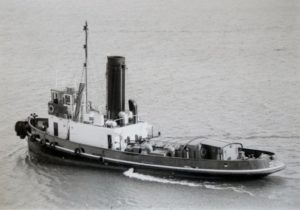 Yelta after deck changes. Note changes to the wheelhouse and the addition of a deck house aft. (Post 1967).