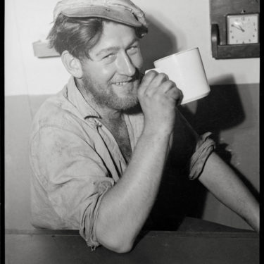 Sailor with drink